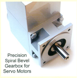 Precision Spiral Bevel Gearbox For Servo Motors